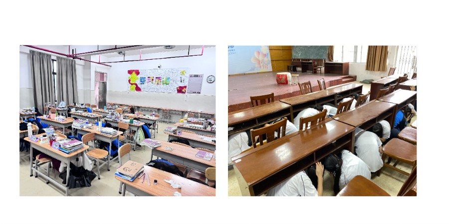 湛江市财政职业技术学校开展消防应急演练